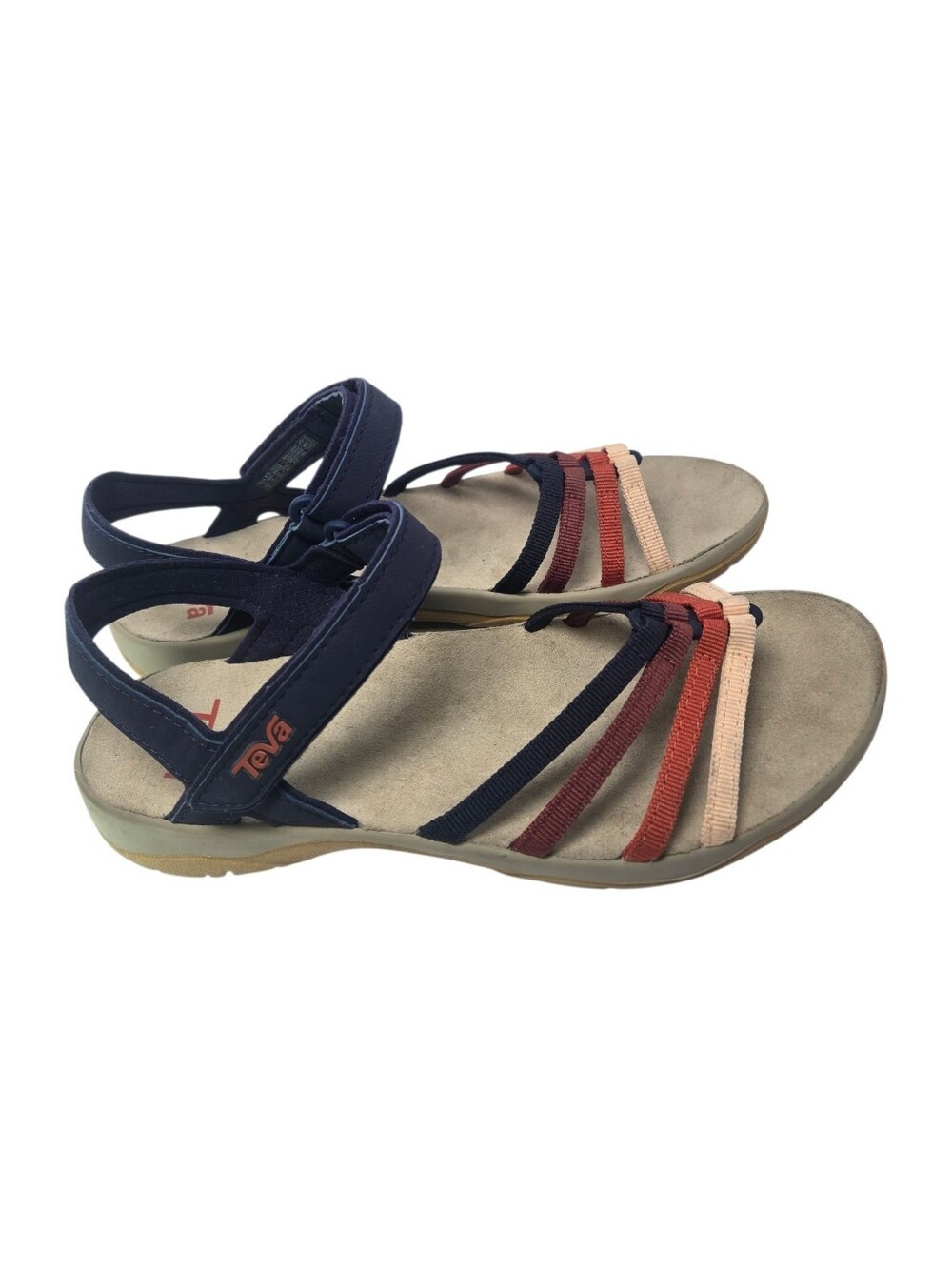 Teva Elzada Web Sandals Womens Size 9.5 Eclipse Multi Strappy Hiking Outdoor